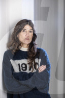 British fashion designer, Bella Freud pictured at her west London studio.