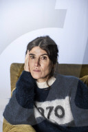 British fashion designer, Bella Freud pictured at her west London studio.
