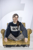 British fashion designer, Bella Freud pictured at her west London studio.