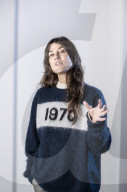British fashion designer, Bella Freud pictured at her west London studio.