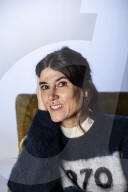 British fashion designer, Bella Freud pictured at her west London studio.