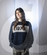 British fashion designer, Bella Freud pictured at her west London studio.