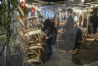 Christmas revellers make the most of the last night of bars being open before London is moved to Tier 3 restrictions.