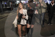 Christmas revellers make the most of the last night of bars being open before London is moved to Tier 3 restrictions.