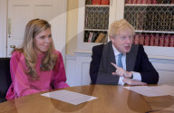 Boris Johnson and Carrie Loneliness Zoom Call