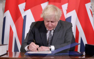 Boris Johnson Brexit Trade Deal Signing
