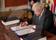 Boris Johnson Brexit Trade Deal Signing