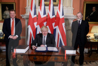 Boris Johnson Brexit Trade Deal Signing