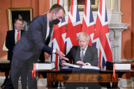 Boris Johnson Brexit Trade Deal Signing