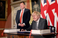 Boris Johnson Brexit Trade Deal Signing