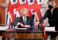 Boris Johnson Brexit Trade Deal Signing