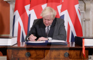 Boris Johnson Brexit Trade Deal Signing