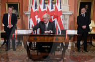 Boris Johnson Brexit Trade Deal Signing