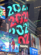 NEWS - So gut wie nichts los: Jahreswechsel am New Yorker Times Square