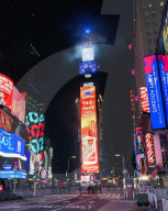 NEWS - So gut wie nichts los: Jahreswechsel am New Yorker Times Square