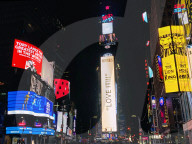 NEWS - So gut wie nichts los: Jahreswechsel am New Yorker Times Square