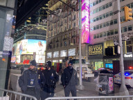 NEWS - So gut wie nichts los: Jahreswechsel am New Yorker Times Square