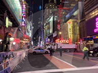 NEWS - So gut wie nichts los: Jahreswechsel am New Yorker Times Square