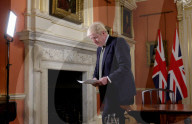 Boris Johnson addressing the Nation