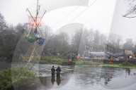 Inside the 'moving factory' that will cut HS2 through the Chilterns. With protesters camped nearby, two giant 170m machines are being assembled.