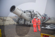 Inside the 'moving factory' that will cut HS2 through the Chilterns. With protesters camped nearby, two giant 170m machines are being assembled.