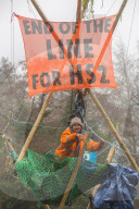 Inside the 'moving factory' that will cut HS2 through the Chilterns. With protesters camped nearby, two giant 170m machines are being assembled.