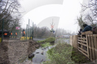 Inside the 'moving factory' that will cut HS2 through the Chilterns. With protesters camped nearby, two giant 170m machines are being assembled.