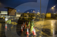 Brexit UK EU border trade. Dover road freight logistics.