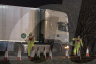 Brexit UK EU border trade. Dover road freight logistics.