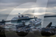 Brexit UK EU border trade. Dover road freight logistics.