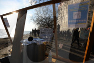 Restaurant owners demonstrate - Neuchatel