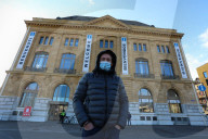 Restaurant owners demonstrate - Neuchatel