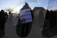 Restaurant owners demonstrate - Neuchatel