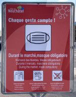 Restaurant owners demonstrate - Neuchatel