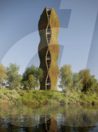 FEATURE - Hochhaus-Studie, gebaut aus Topfpflanzen