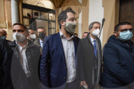 NEWS -  Matteo Salvini im Open Arms Prozess vor Gericht in Palermo