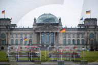 NEWS - Sicherheitsvorkehrungen am Reichstagsgebäude in Berlin