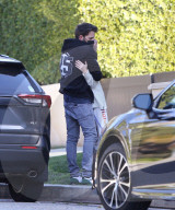 Ben Affleck And Daughter Seraphina Share A Tender Embrace While Walking The Pup