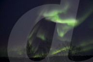 Northern Lights in Murmansk Region - Russia
