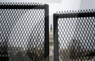 NEWS - Absperrgitter am U.S. Capitol in Washington