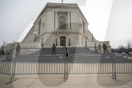 NEWS - Absperrgitter am U.S. Capitol in Washington