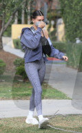 PREMIUM EXCLUSIVE Hailey Baldwin wearing Adidas Yeezy 