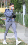PREMIUM EXCLUSIVE Hailey Baldwin wearing Adidas Yeezy 