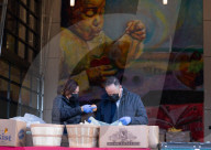 NEWS - USA: Die designierte Vizepräsidentin Kamala Harris besucht Martha's Table, Washington