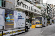 NEWS - Coronavirus: Mobile Covid-19-Testwagen in Hongkong