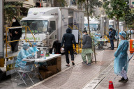 NEWS - Coronavirus: Mobile Covid-19-Testwagen in Hongkong