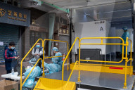 NEWS - Coronavirus: Mobile Covid-19-Testwagen in Hongkong