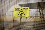 Freight services at The Eurotunnel Le Shuttle terminal 