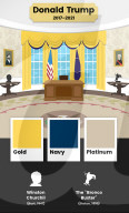 FEATURE - Wie die letzten US-Präsidenten das Oval Office farblich gestalten liessen