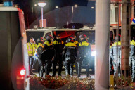 Police Control After Demonstration Against Curfew - Rotterdam